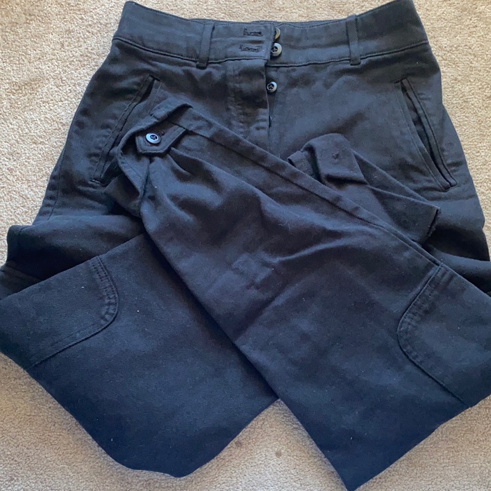Black cargo pants